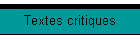 Textes critiques